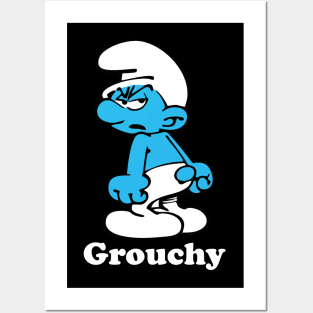 Grouchy Smurf Posters and Art